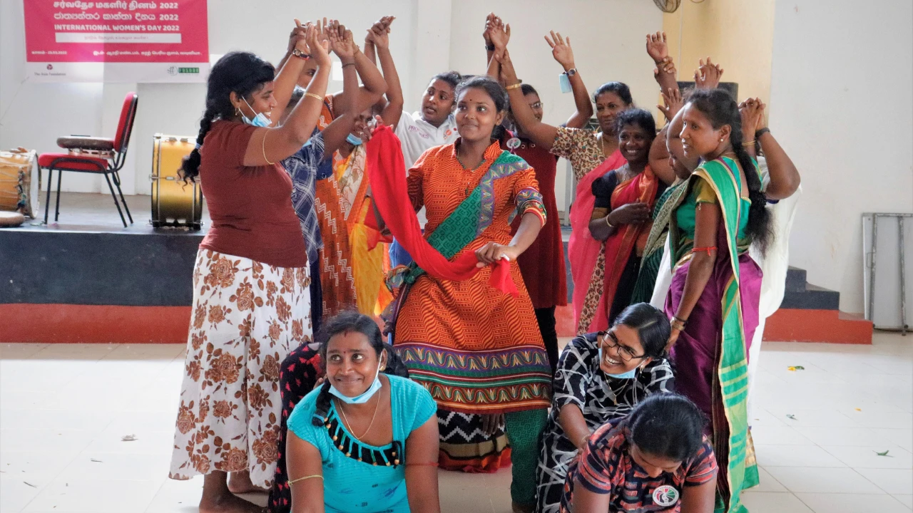 Participants in a leadership training session organized by a local organization working to support women to participate and lead in politics and civil society.