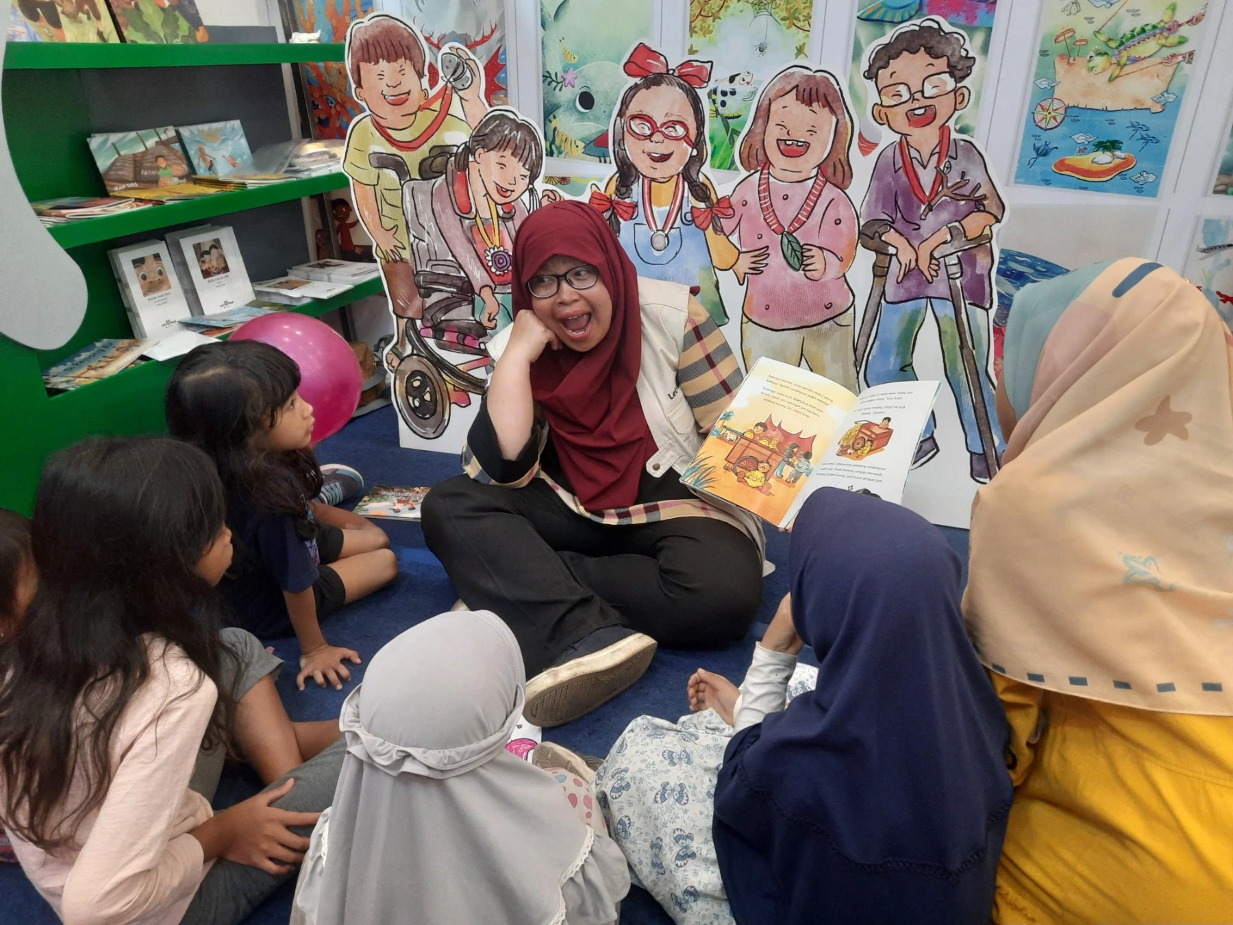 Let's Read Read Aloud Event in Indonesia