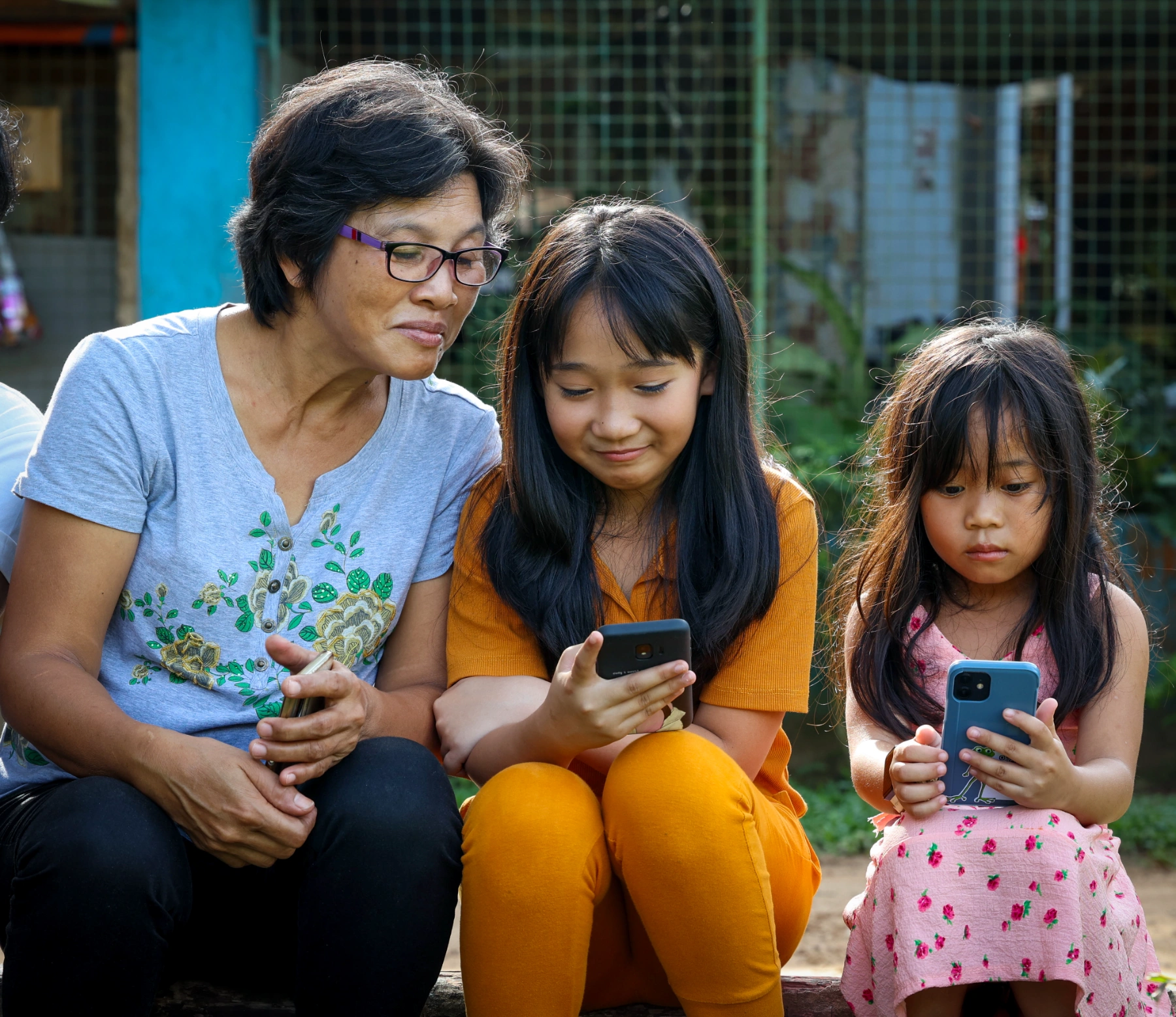 Philippine family reading using Let's Read Program Digital Library
