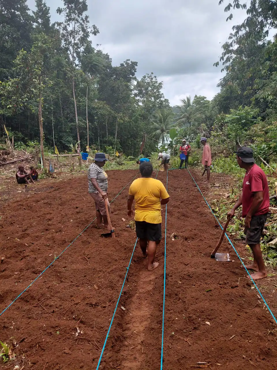 Training on making demonstration plots for the Women’s group in Yenbeser Village (create by KIPRA – Yenbesert March 2026)