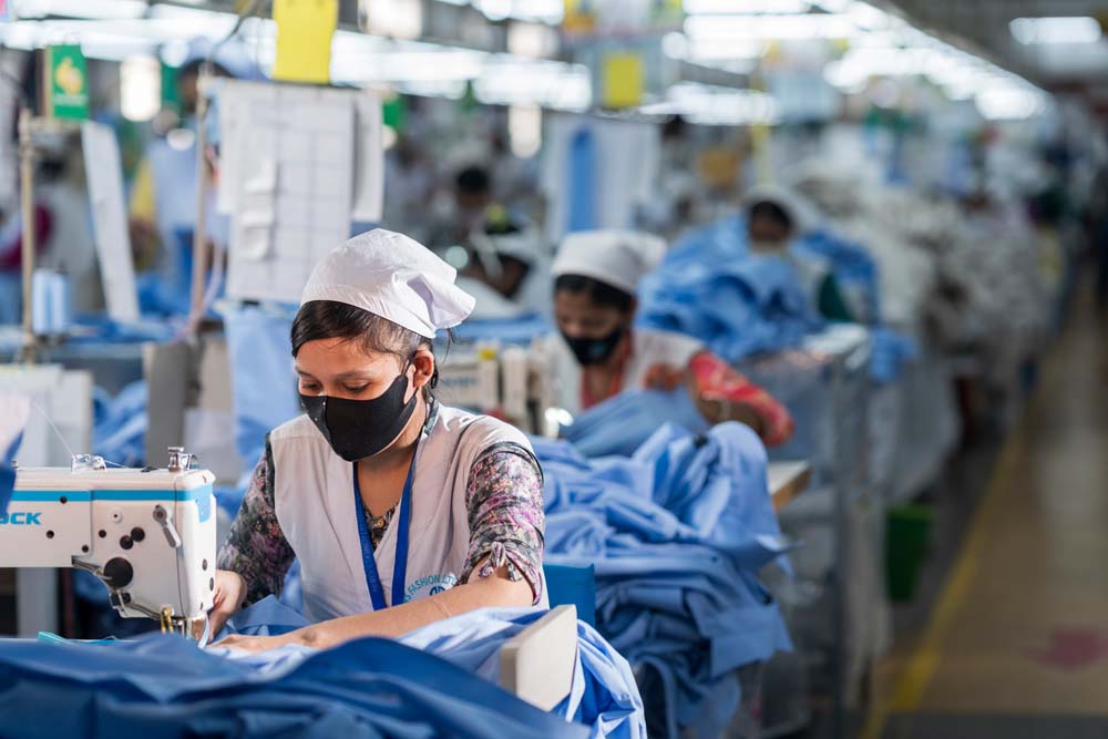 Woman sewing, Azim Group Of Companies, Chattogram