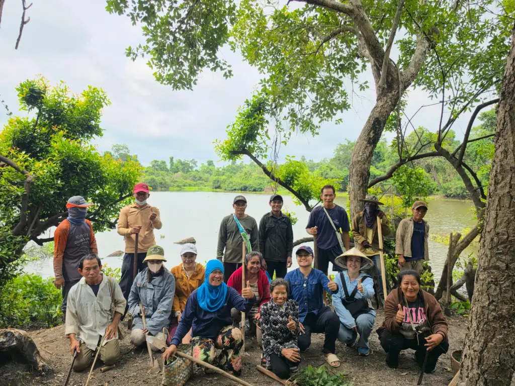 Community members gather along the Mekong River basin, part of ongoing work to strengthen local stewardship of shared water resources.