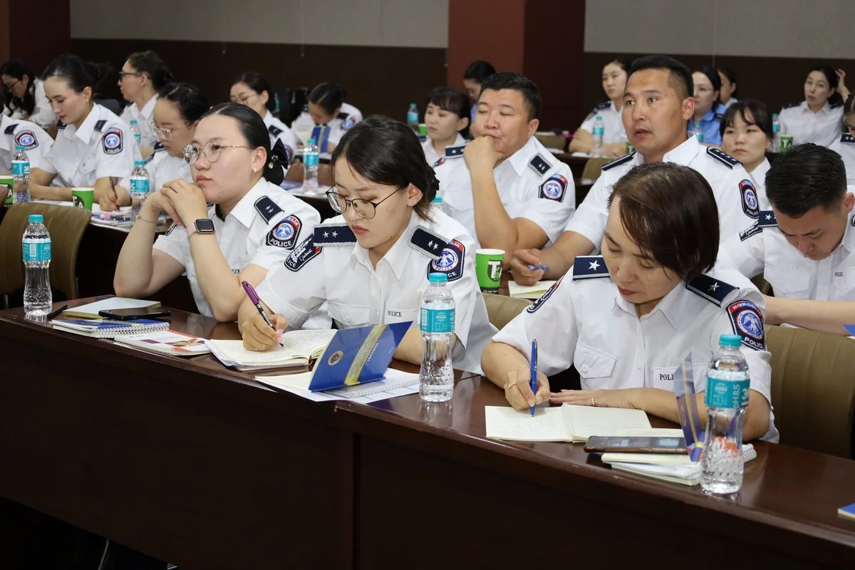 Uniformed participants trained in child protection, Mongolia