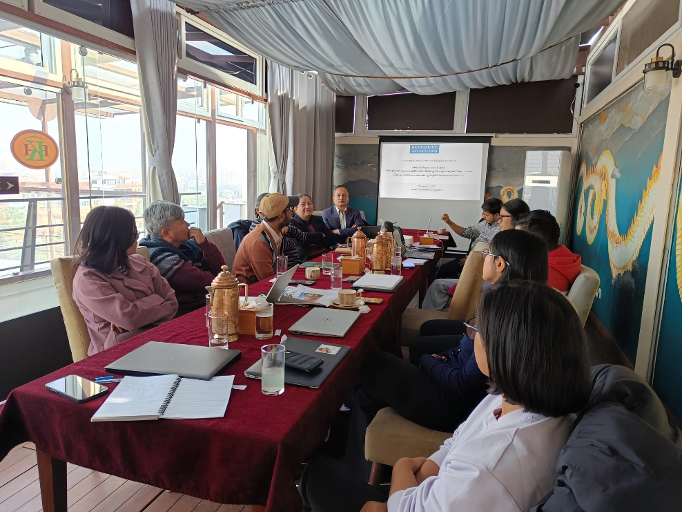 Participants convene for a working session in Nepal on collaborative governance approaches