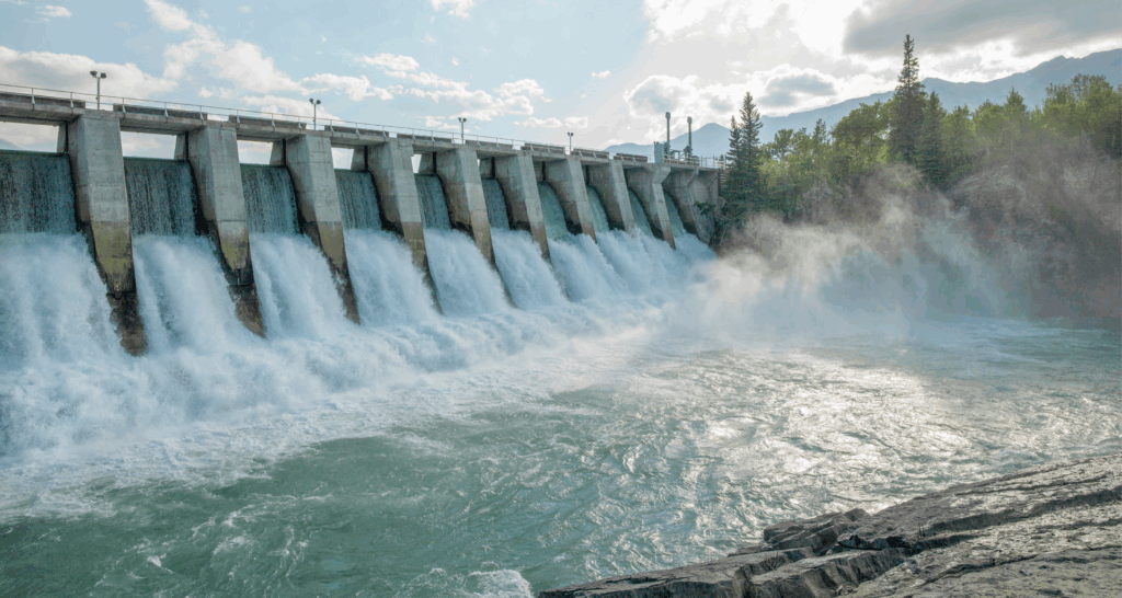 Hydroelectric dam, Laos