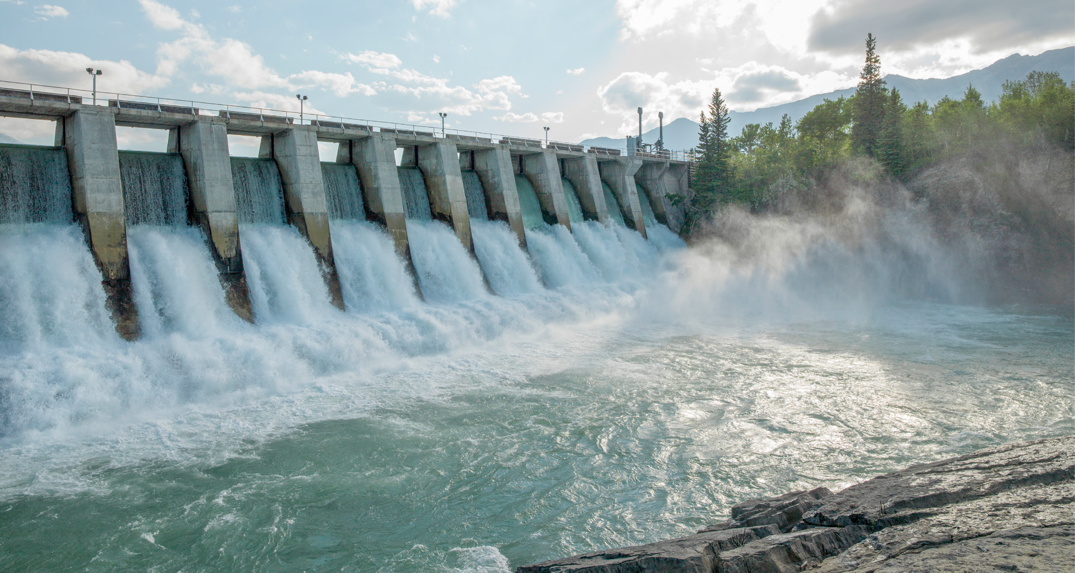 Hydroelectric dam, Laos